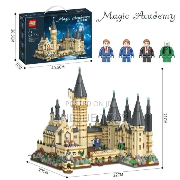 Lego: Magic Academy Hogwarts Castle Blocks: 5,800-PCS + Led Lighting