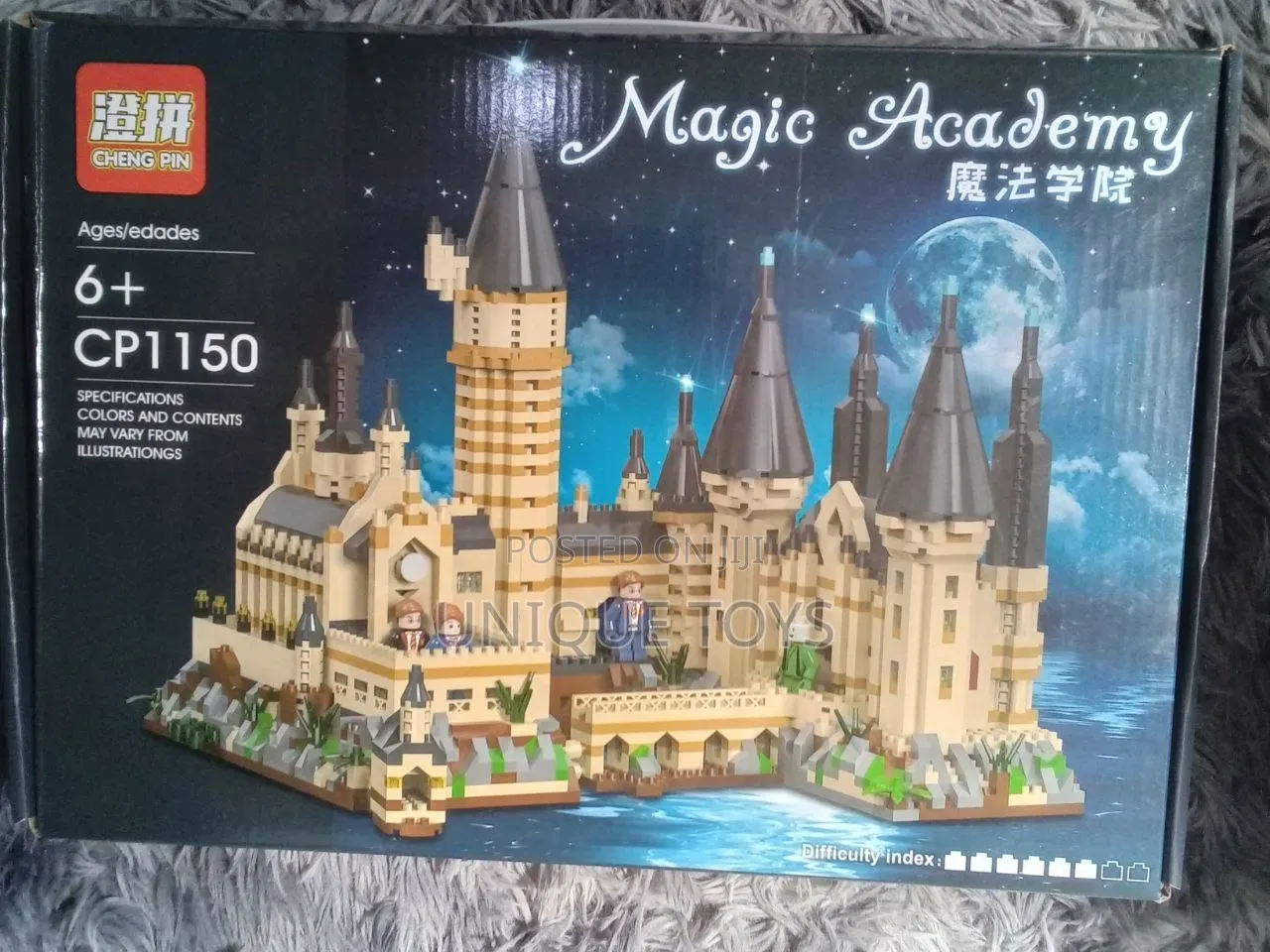 Lego: Magic Academy Hogwarts Castle Blocks: 5,800-PCS + Led Lighting