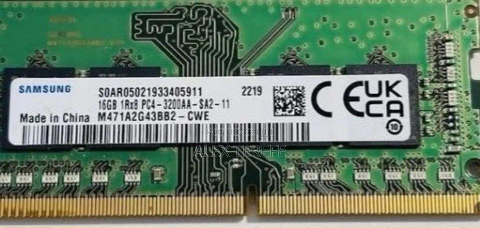 8gb Ddr4 Ram 3200 Speed laptop Ram