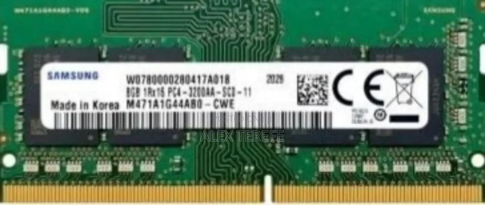 8gb Ddr4 Ram 3200 Speed laptop Ram