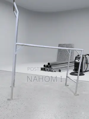 Custom-Welded Tubular Metal Frame Structure,