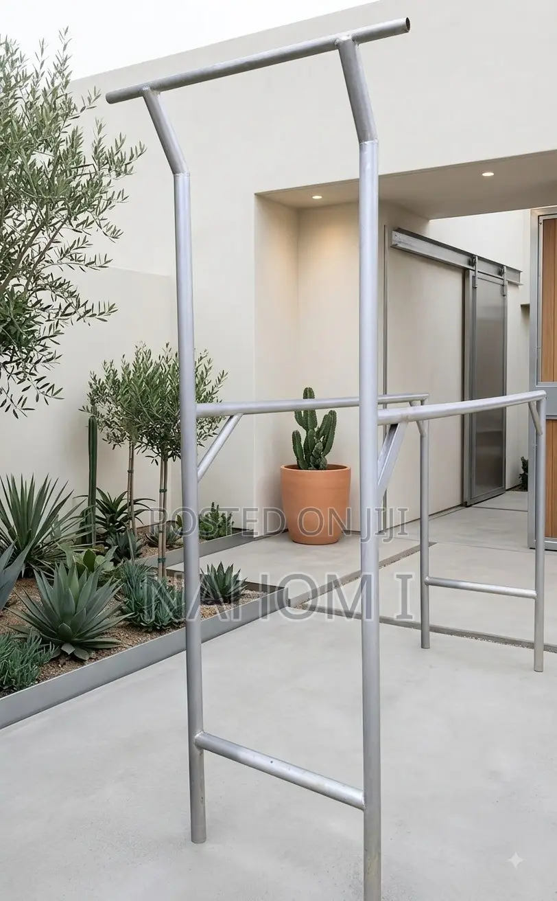 Custom-Welded Tubular Metal Frame Structure,