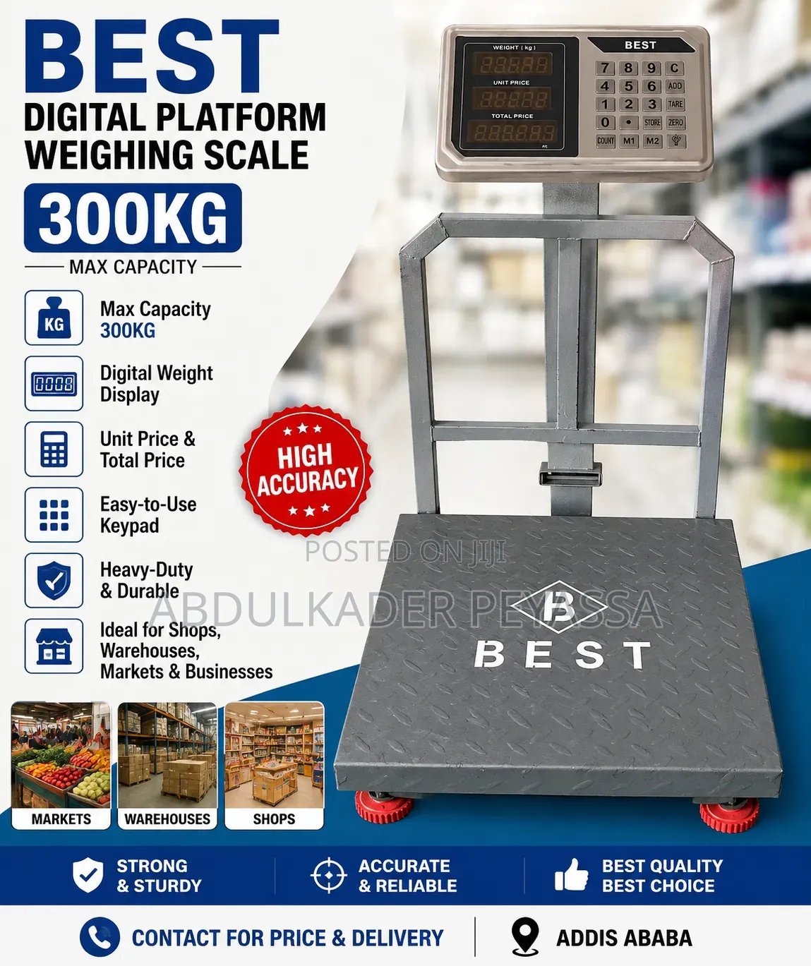 Digital Platform Scale 300kg