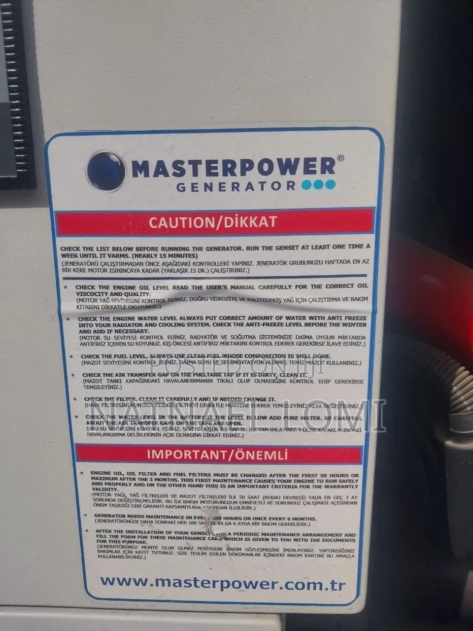 Masterpower Generator