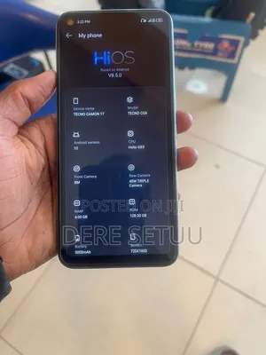Tecno Camon 17 128 GB Silver