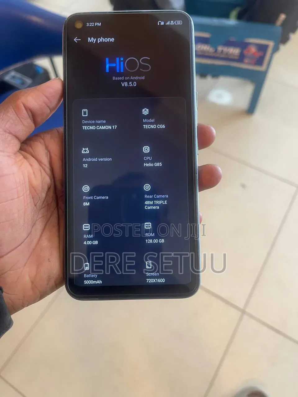 Tecno Camon 17 128 GB Silver