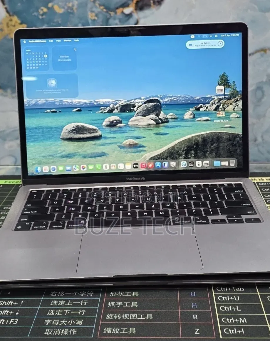New Laptop Apple MacBook Air 2020 M1 8GB Apple M1 SSD 256GB
