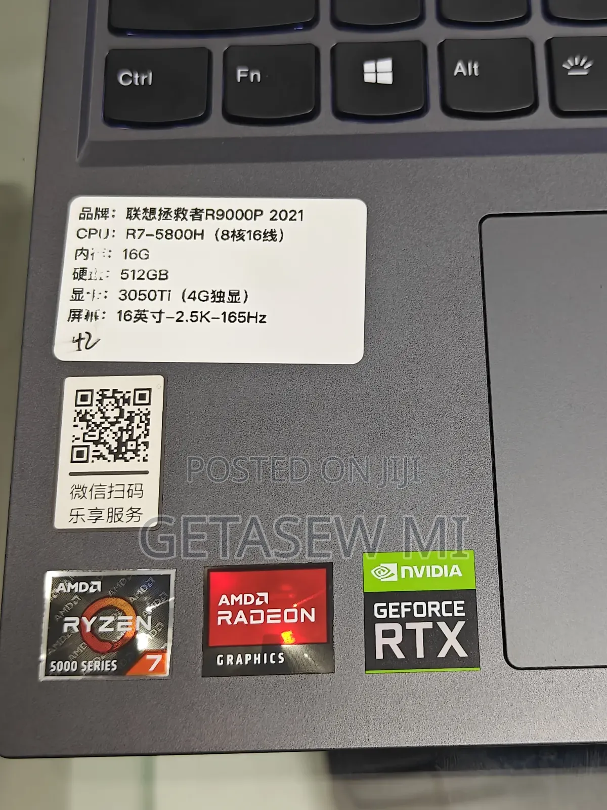 New Lenovo Legion Y7000P IRX9 Gaming Laptop 16GB AMD Ryzen 7 SSD 512GB