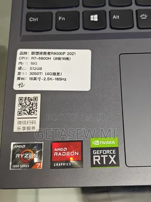 New Lenovo Legion Y7000P IRX9 Gaming Laptop 16GB AMD Ryzen 7 SSD 512GB