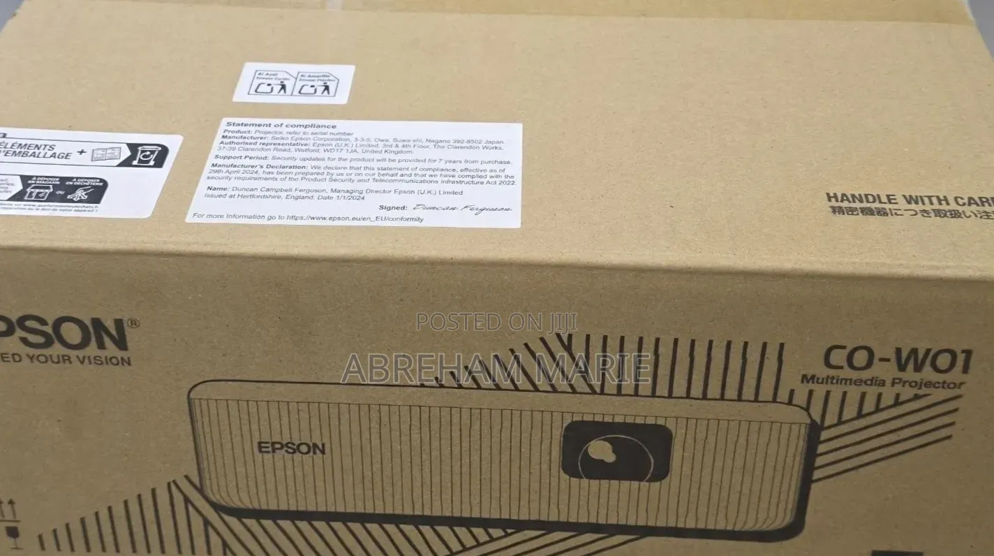 Brand New Packed With Cartoon Epson Projector