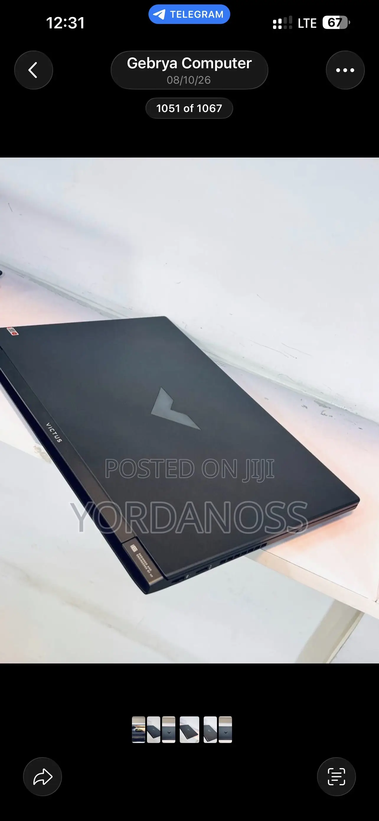 New Laptop HP Victus 16 16GB Intel Core i7 SSD 1T