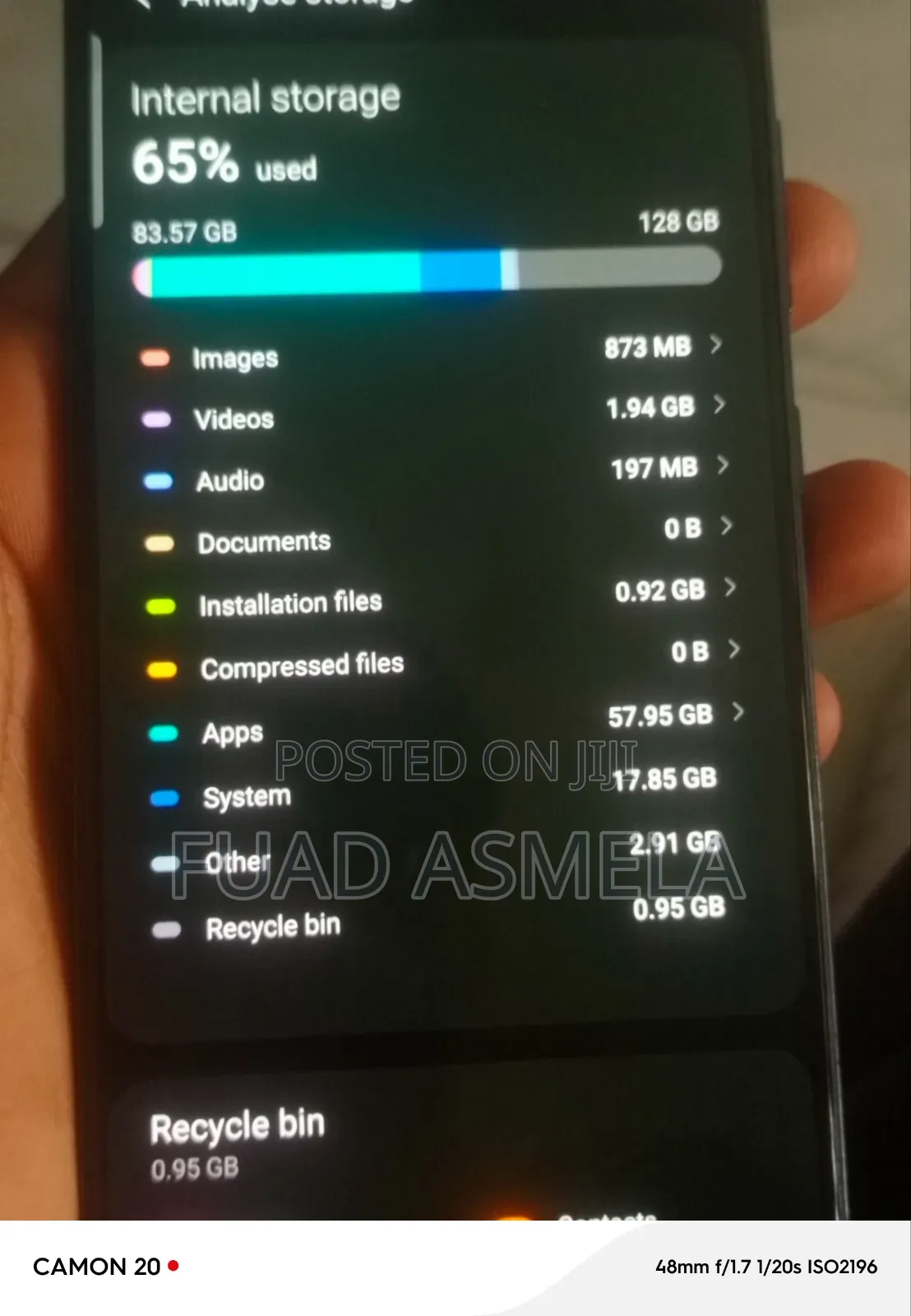 Samsung Galaxy A70 128 GB Blue
