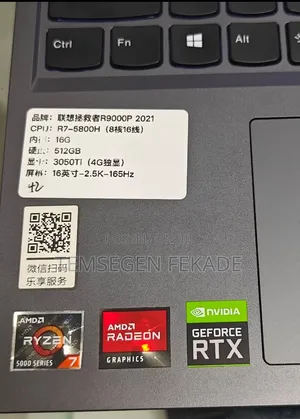 New Laptop Lenovo Legion 9 16GB AMD Ryzen 7 SSD 512GB