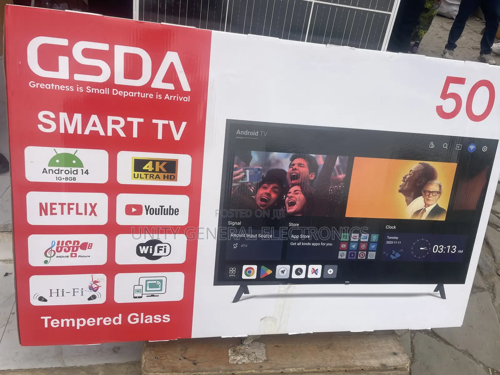 Gsda 50” TV