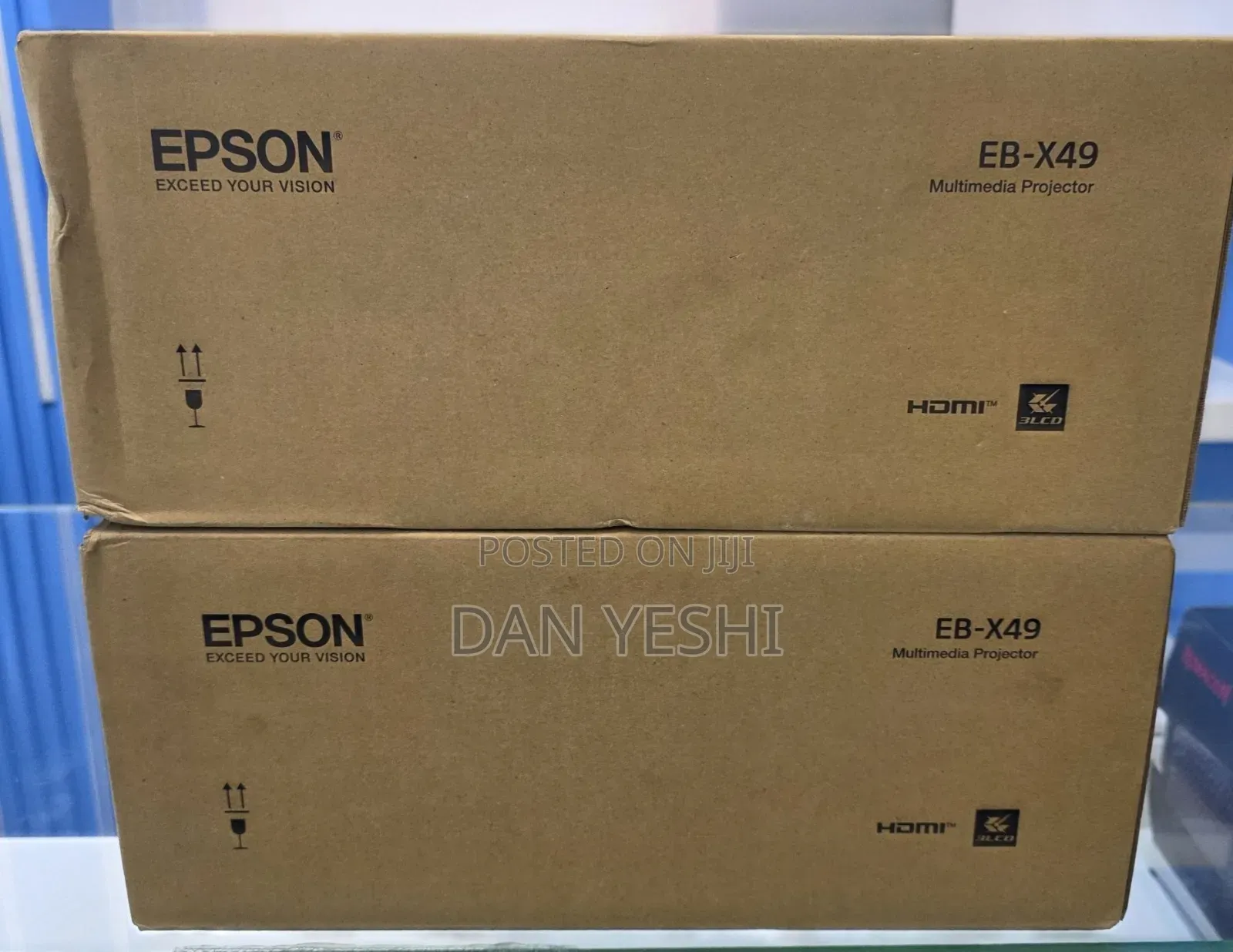 Brand New Epson Projector 
Model : EB-X49 
Tec