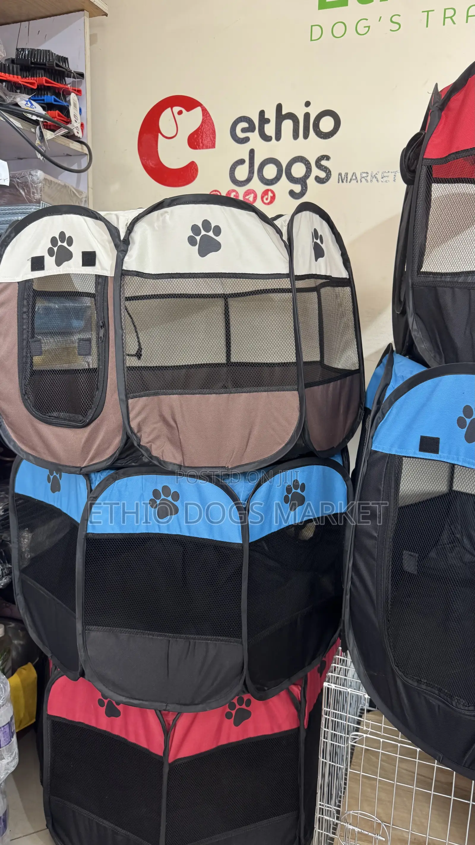 Indoor Dog Playpen House Portable Cage