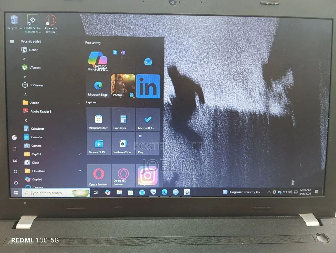 Laptop Lenovo ThinkPad E570 8GB Intel Core i3 HDD 500GB