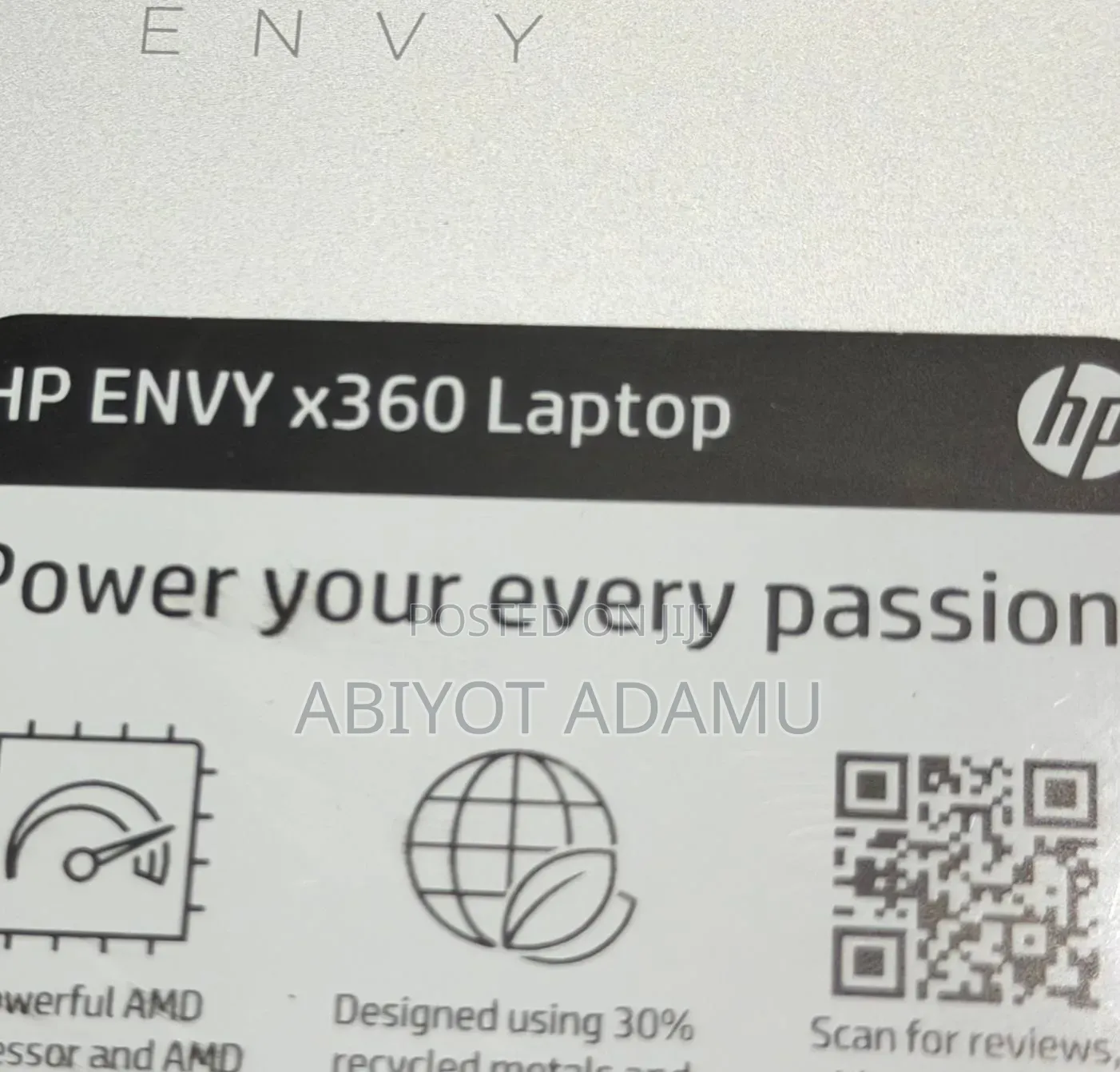 New Laptop HP Envy x360 16GB AMD Ryzen 5 SSD 512GB