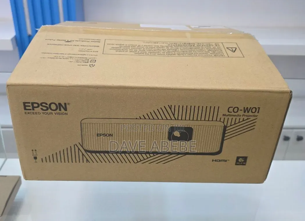 Brand New Packed With Cartoon Epson Projector Model : CO-W01 With