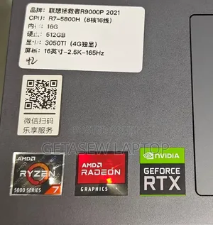 New Laptop Lenovo Legion 9 16GB AMD Ryzen 7 SSD 512GB