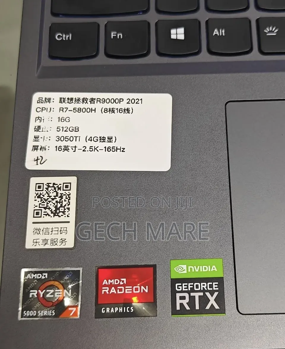New Laptop Lenovo Legion 5 16GB AMD Ryzen 7 SSD 512GB