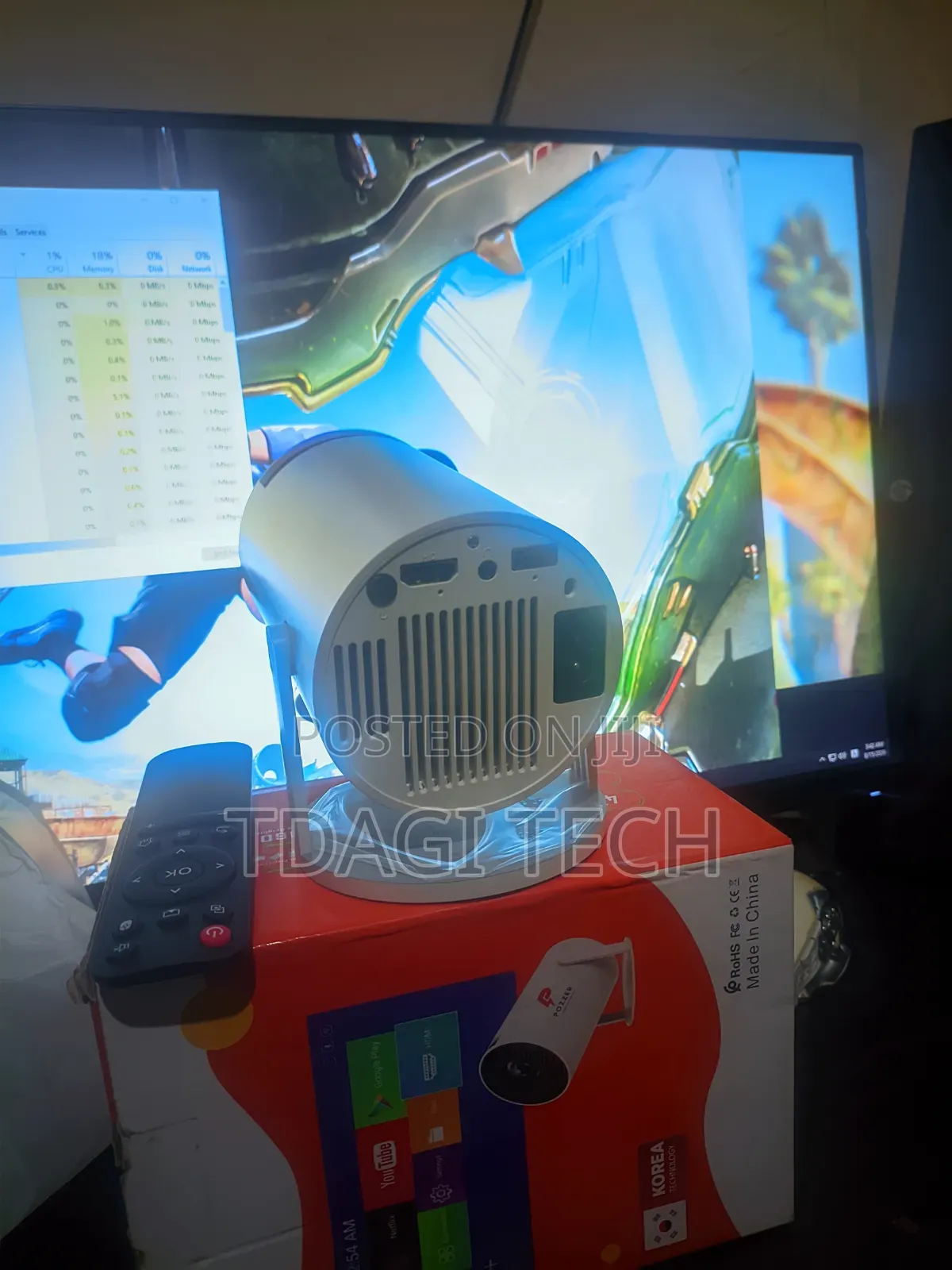Projector ኦርጅናሉን በ 16ሺ ብቻ Hdmi Support የሚያረግ ኮስ ፊልም ነፃ ያለዉ