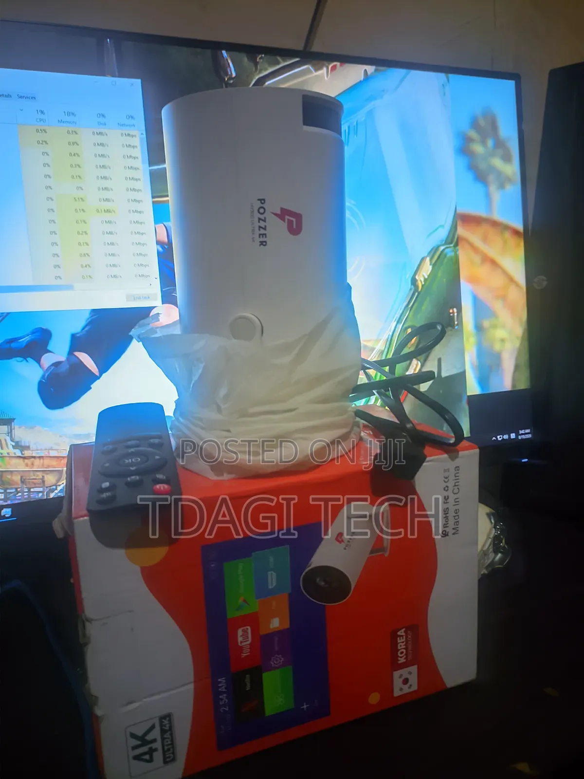 Projector ኦርጅናሉን በ 16ሺ ብቻ Hdmi Support የሚያረግ ኮስ ፊልም ነፃ ያለዉ