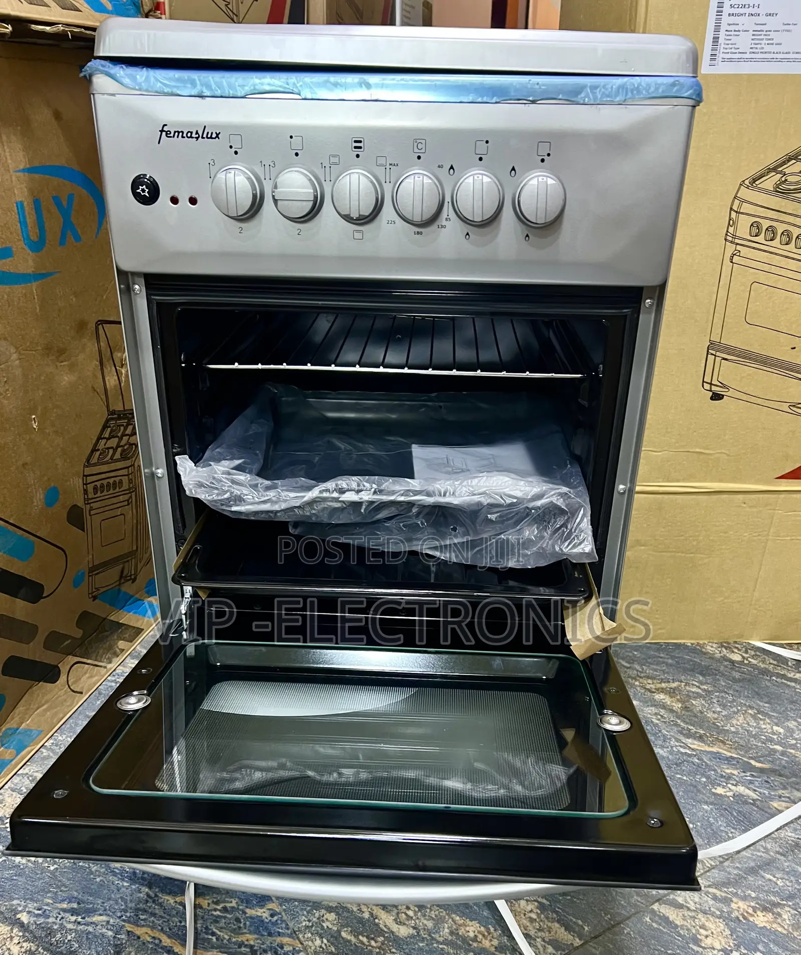 Femaslux Oven 50x50 2Gas 2Electric Cooker With – Freestanding Oven
