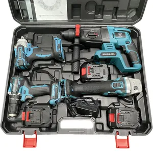 Edon 4-in-1 Cordless Power Tool Combo Kit Features 21V Max