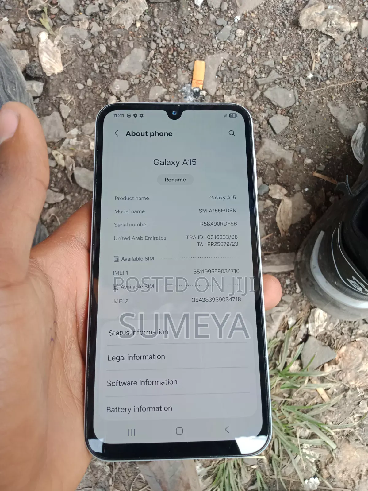 New Samsung Galaxy A15 128 GB Blue