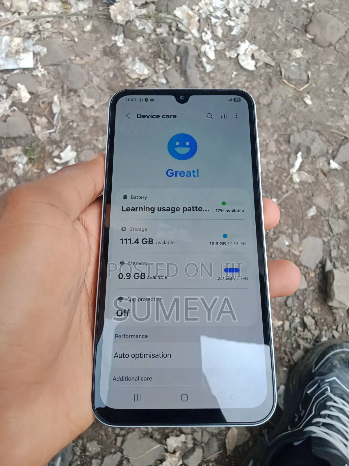 New Samsung Galaxy A15 128 GB Blue