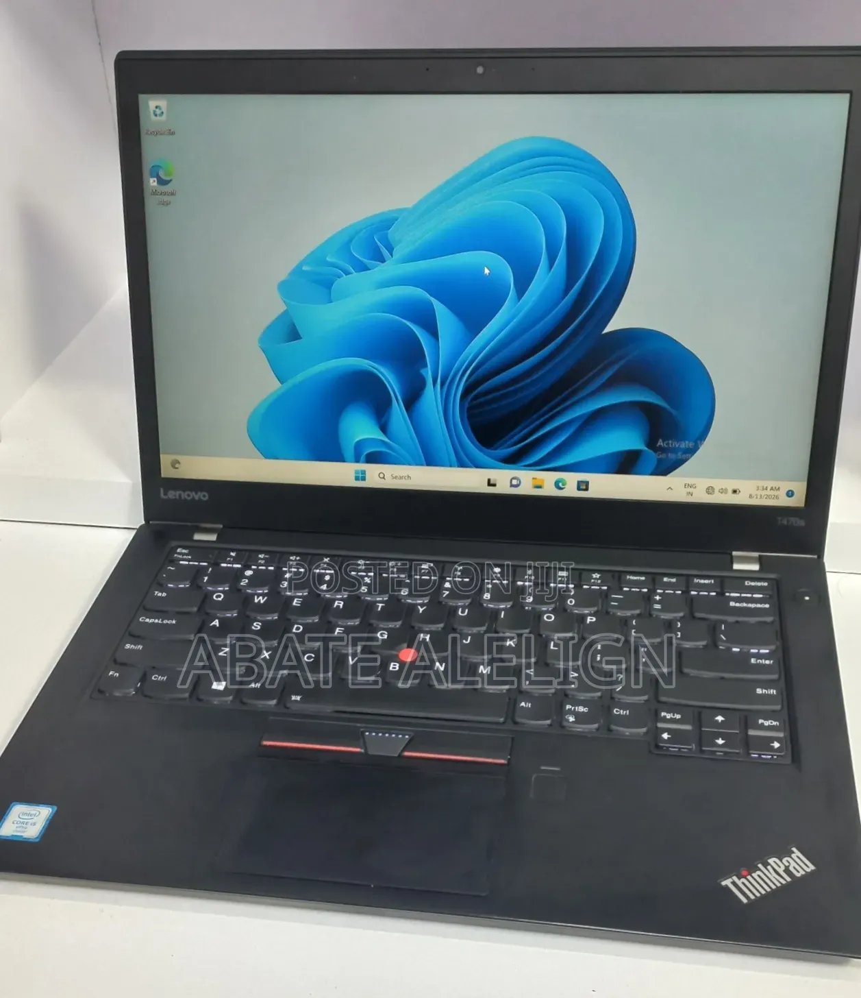 New Laptop Lenovo ThinkPad T470s 8GB Intel Core i5 SSD 256GB