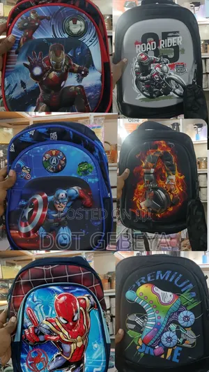 3D Kids School Bag
