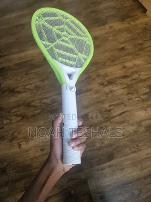 Rechargeable Electric Mosquito Racket With LED Torch