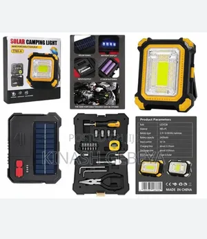 High Quality Solar Camping Light With Toolbox