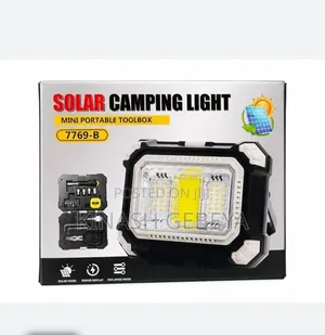 High Quality Solar Camping Light With Toolbox