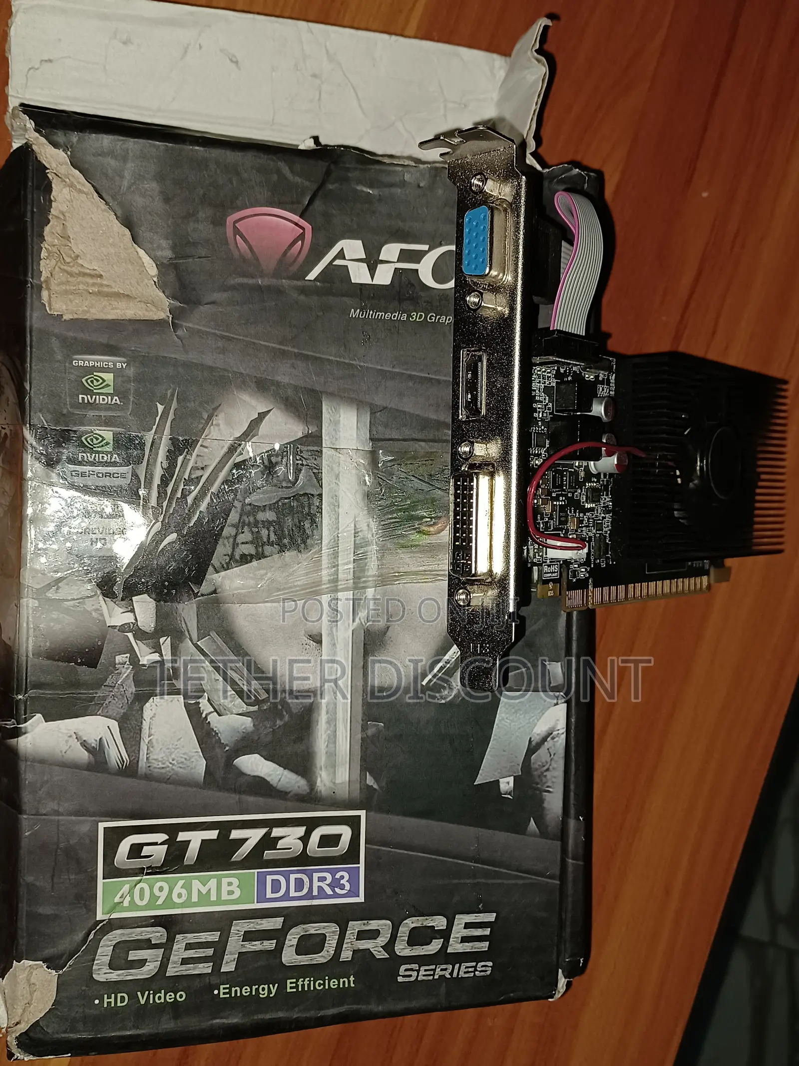 - Gt730 4096mb Dvi Vga Hdmi Pci-E Ddr3 4gb It's New አዲስ