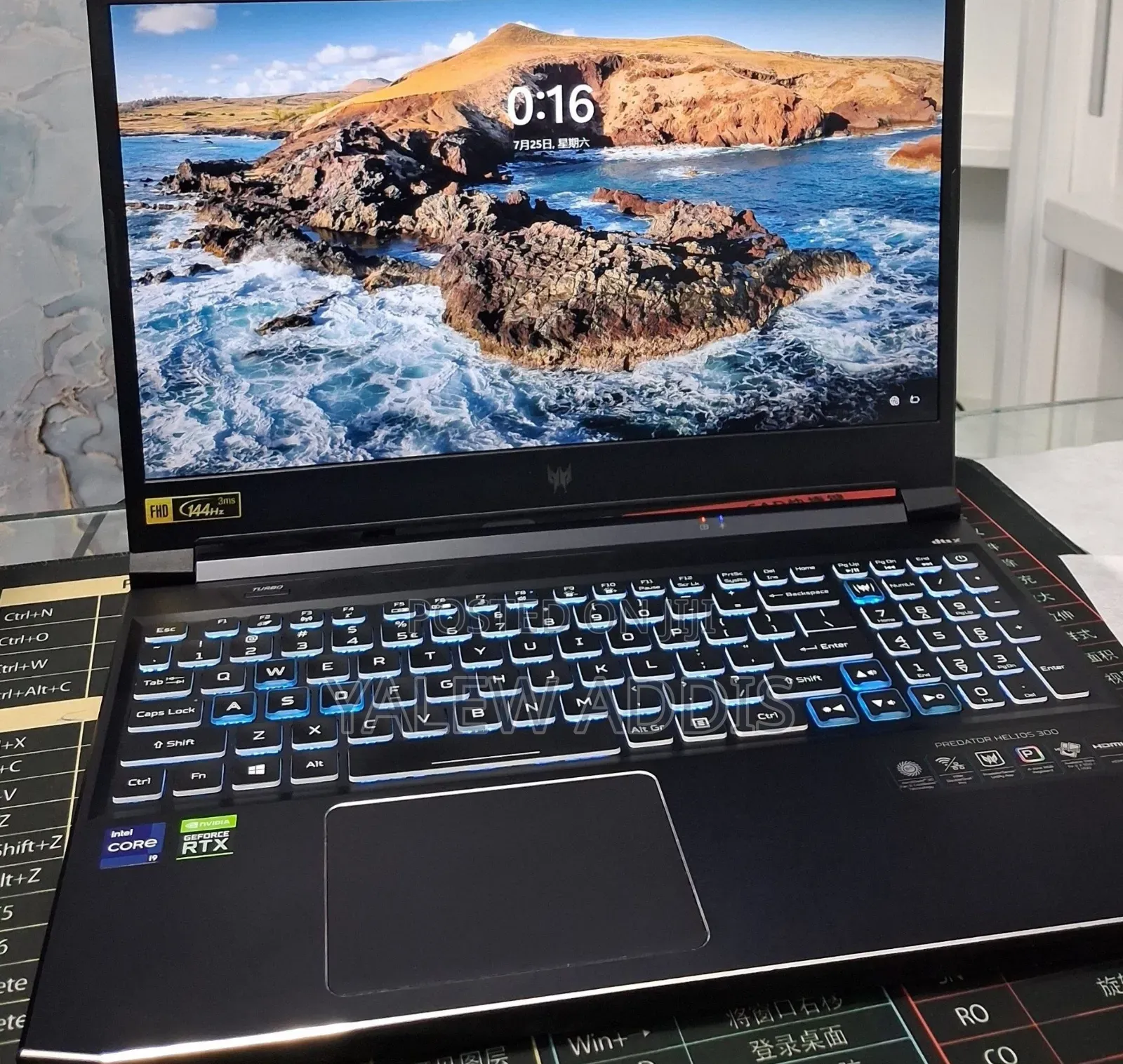 New Laptop Acer Predator Helios Neo 16 16GB Intel Core i9 SSD 512GB