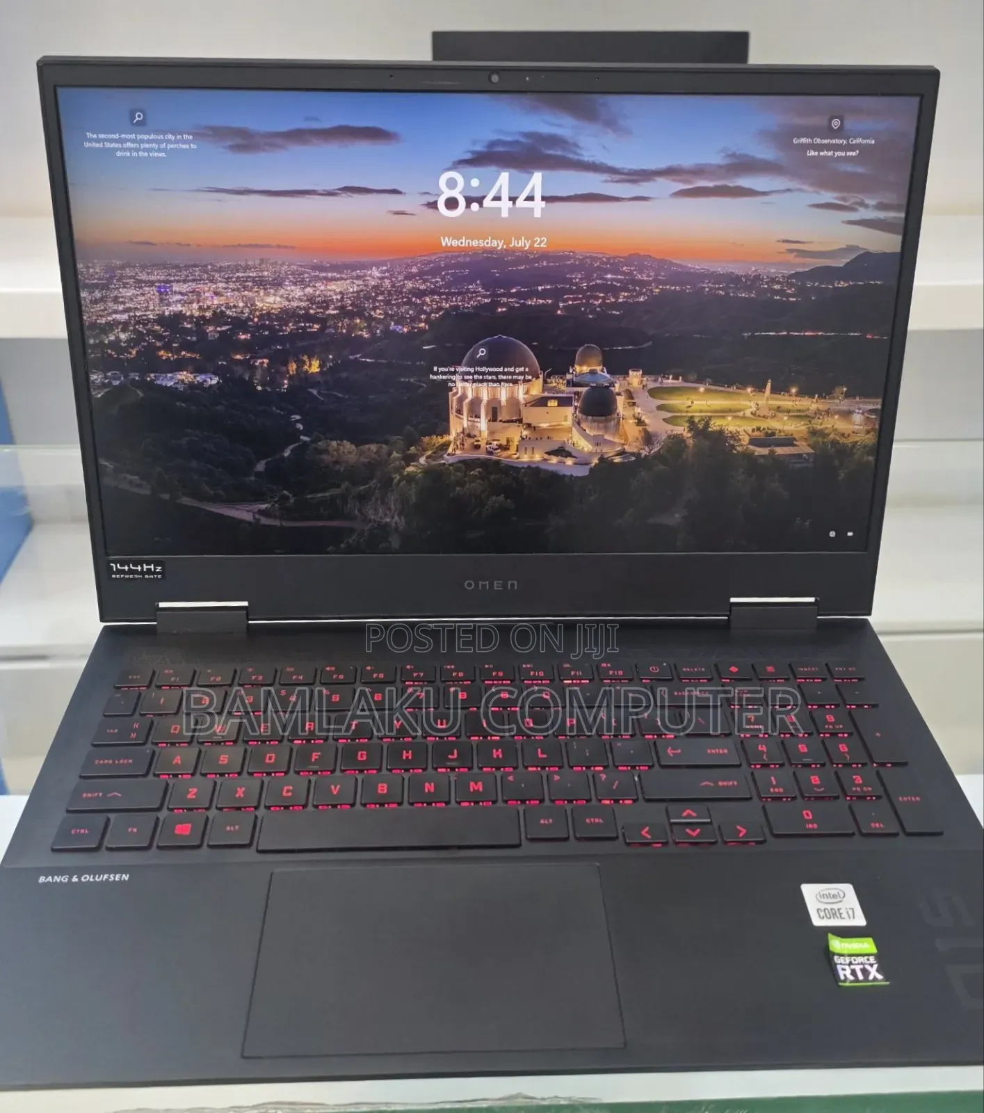 New Laptop HP Omen 15 16GB Intel Core i7 SSD 512GB