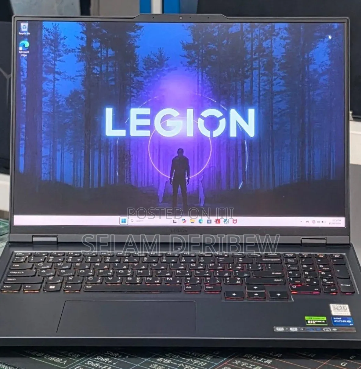New Laptop Lenovo Legion 5 16GB Intel Core i7 SSD 1T