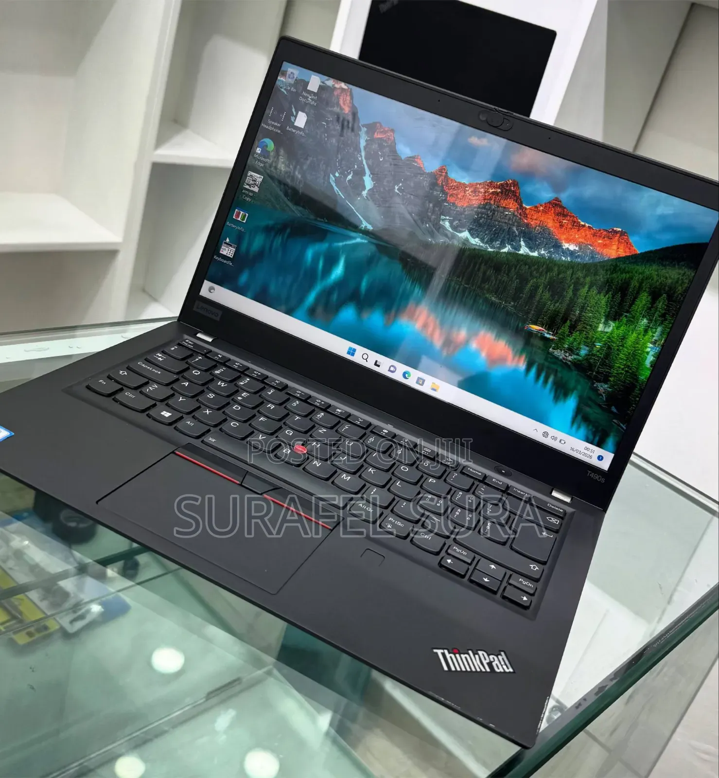 New Laptop Lenovo ThinkPad T490s 16GB Intel Core i7 SSD 512GB