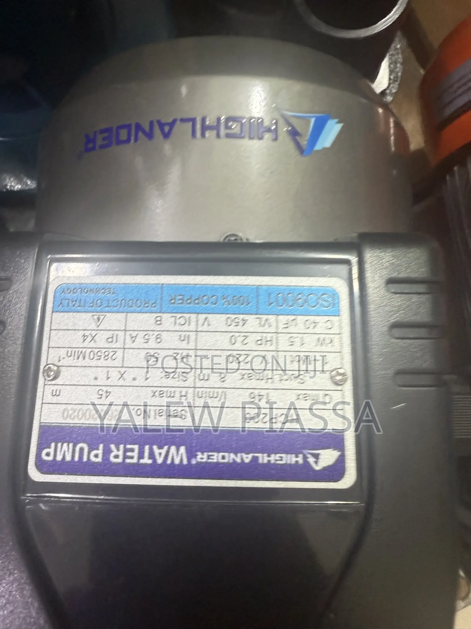 HCP200 Is a 2.0 HP (1.5 kW) Surface Water Pump