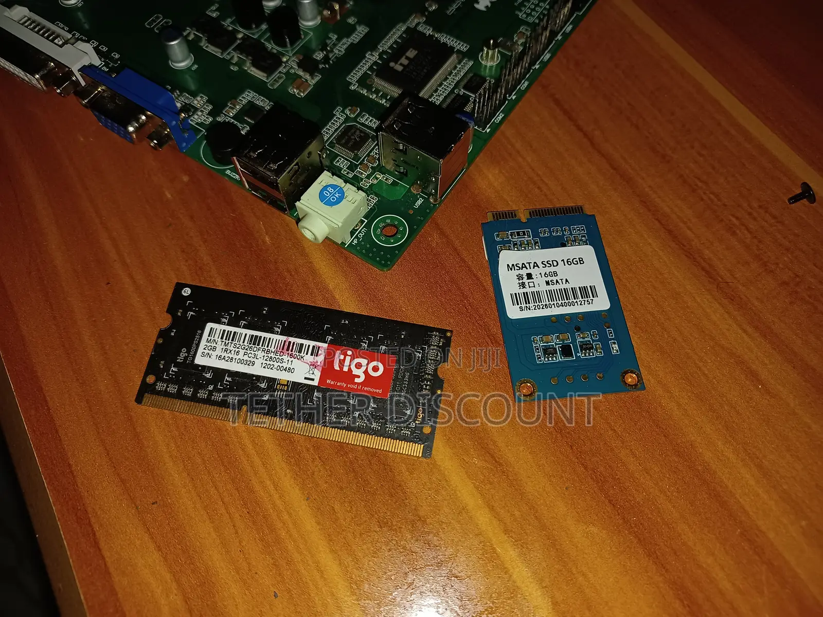 E214887b 94v-0 Mother Board PC New With16gb Hard Disk and Pc3l Ram2gb
