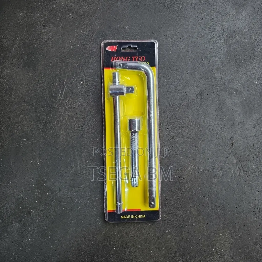 3PCS Wrench Extension and Handle Set የጆደር ማራዘሚያ እና ማዞሪያ