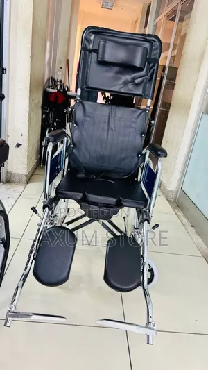 ሙሉ በሙሉ የሚተኛ ዊልቸር — Fully Reclining Wheelchair