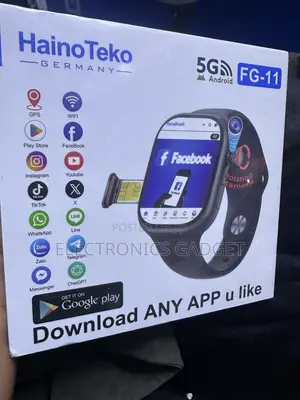 HainoTeko FG-11 5G Android Smartwatch – SIM, GPS Camera