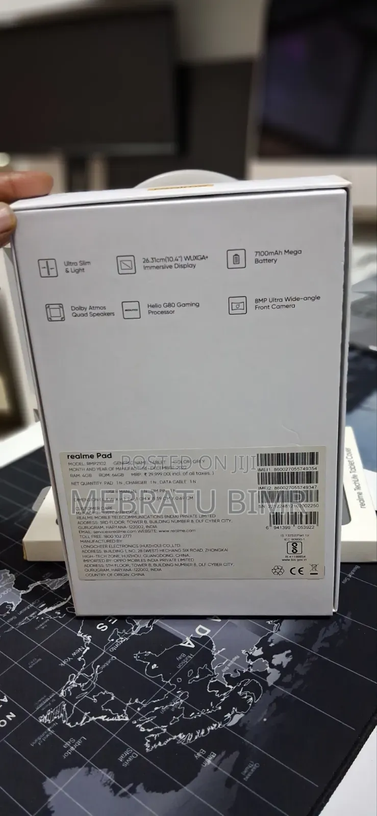 New Realime Pad 55 Ultra Max 64 GB Gray