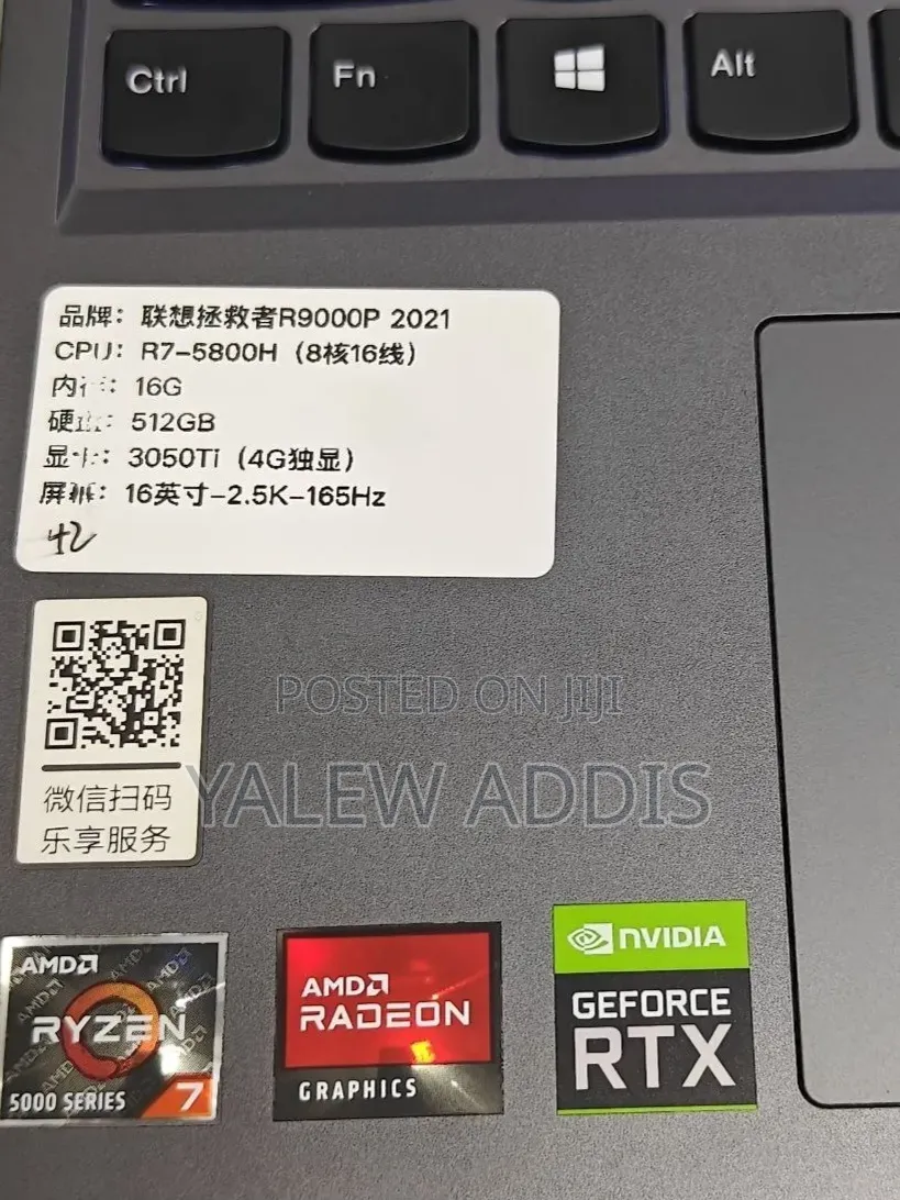New Laptop Lenovo Legion 9 16GB AMD Ryzen 7 SSD 512GB