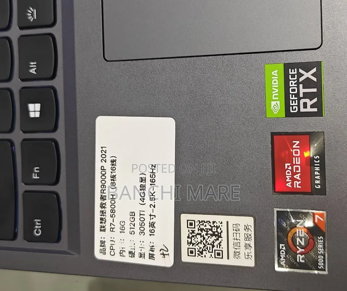 New Laptop Lenovo Legion 9 16GB AMD Ryzen 7 SSD 512GB