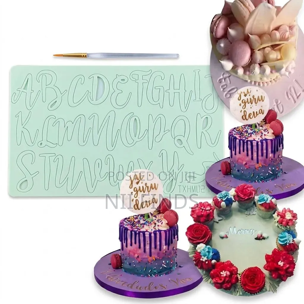 ACRYLIC Alphabet Embossed Cutter Mold